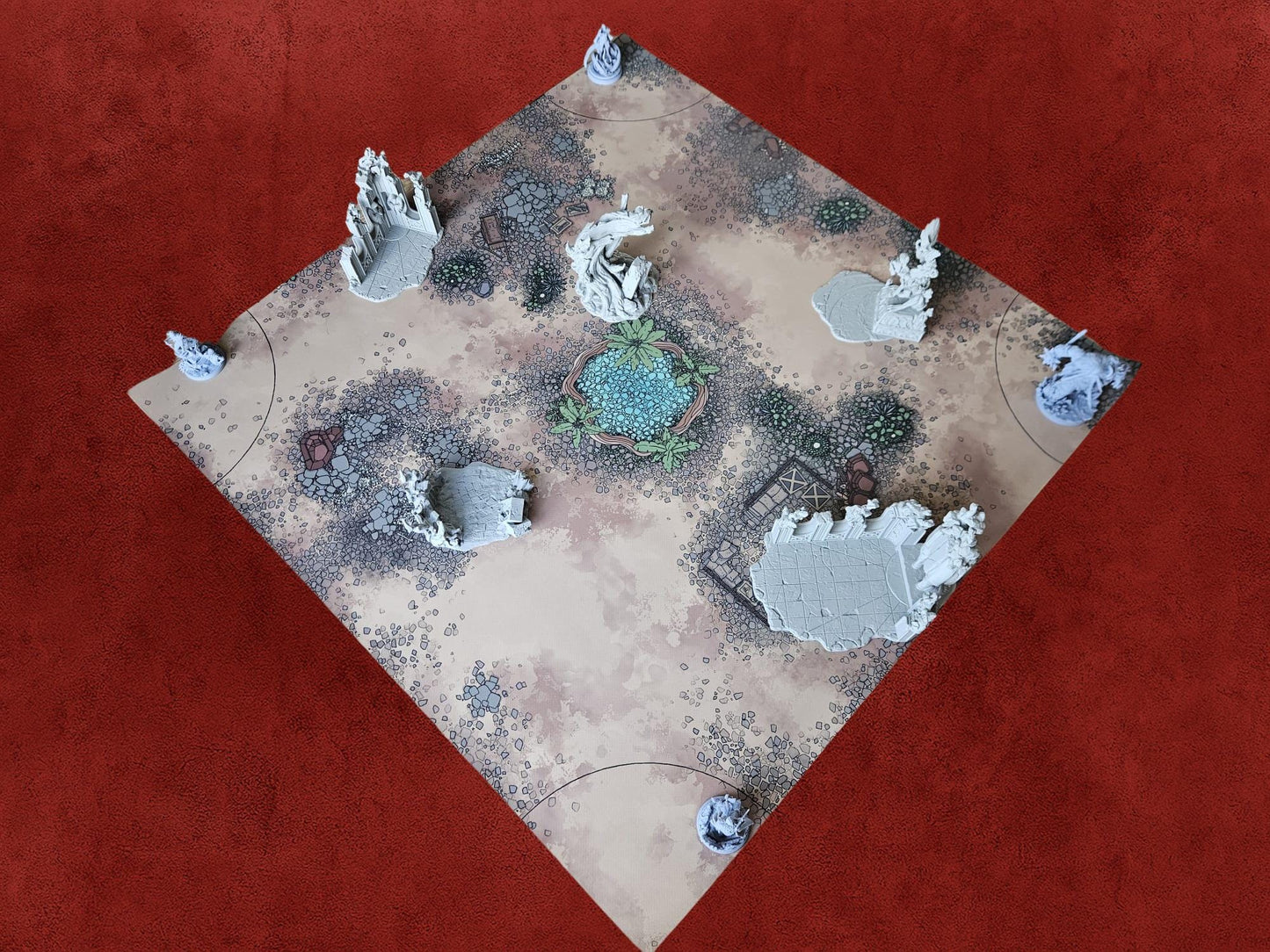 Gaming Mat for Malediction by Loot Studios