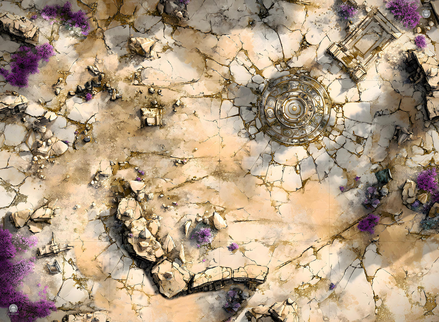 Tapis Warhammer AOS 60x44 avec zones de déploiement