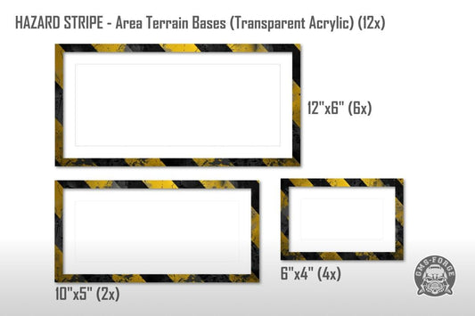 Bases de terrain en acrylique pour Warhammer 40K