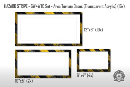 Terrain Bases Acrylic compatible with Warhammer 40K
