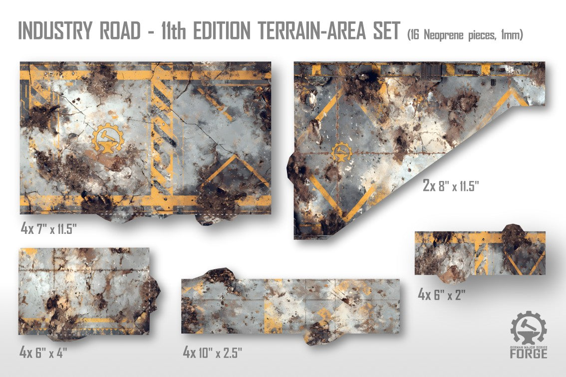 Socles de terrain en néoprène GW et WTC compatibles avec Warhammer 40K